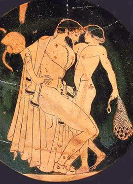 Pederasty in Greek art