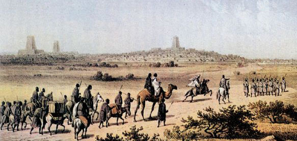 Timbuktu and caravan